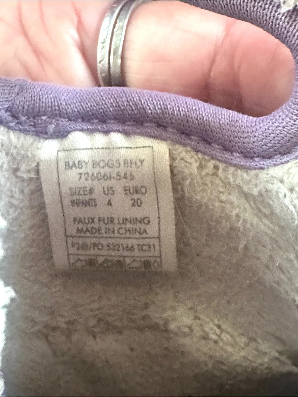 Bogs cozy purple